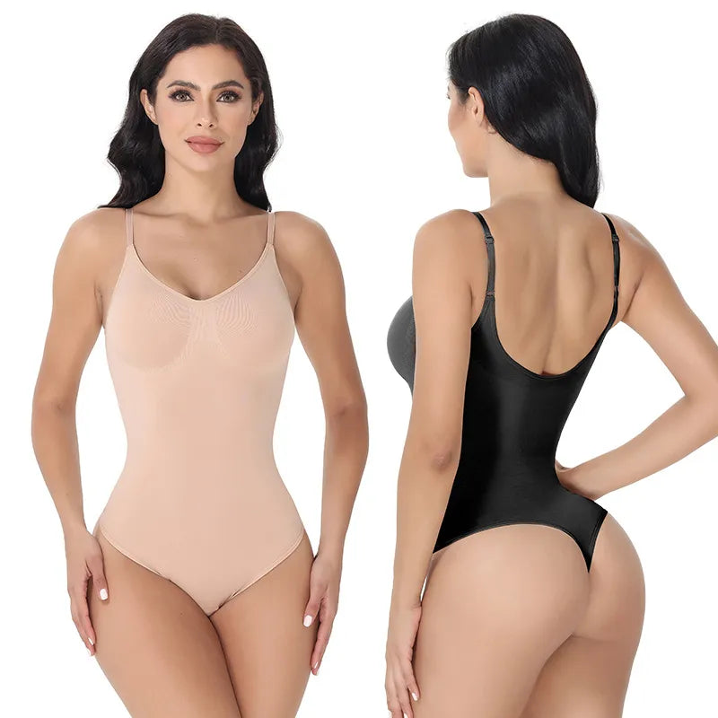 CLARA Seamless Sculpting Thong Shapewear Bodysuit