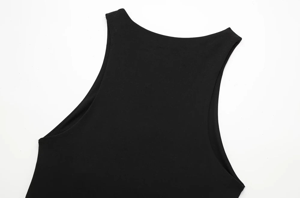 Haley Sleeveless Skinny Bodysuit