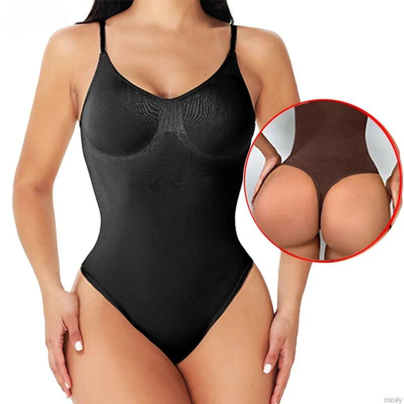 CLARA Seamless Sculpting Thong Shapewear Bodysuit